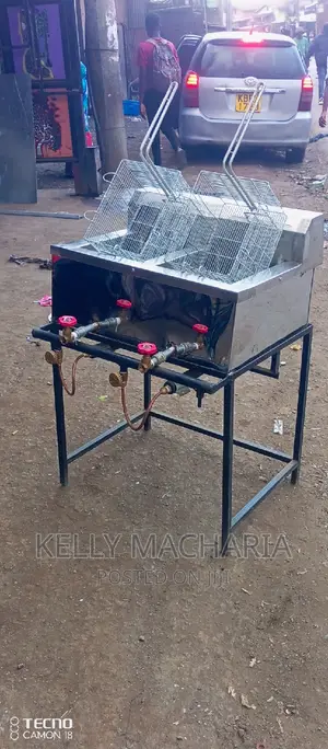 Double Gas Chips Fryers/45