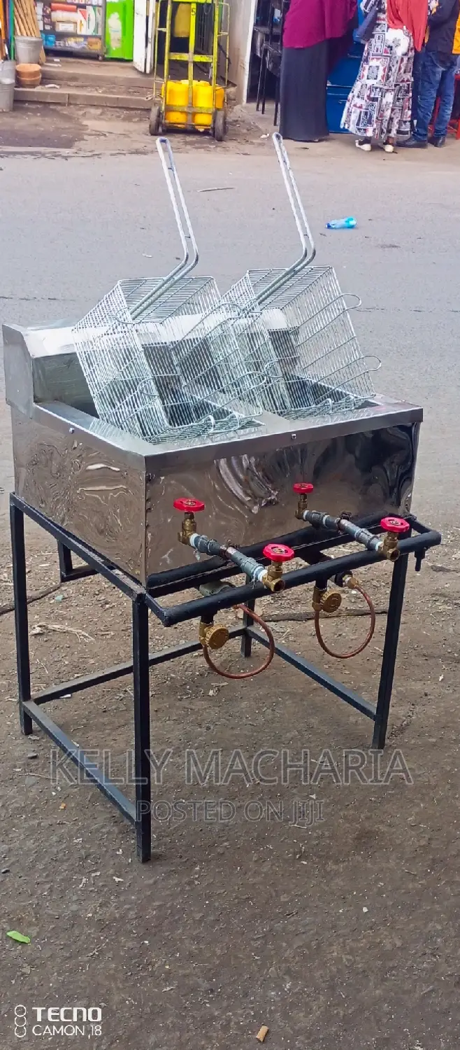 Double Gas Chips Fryers/45