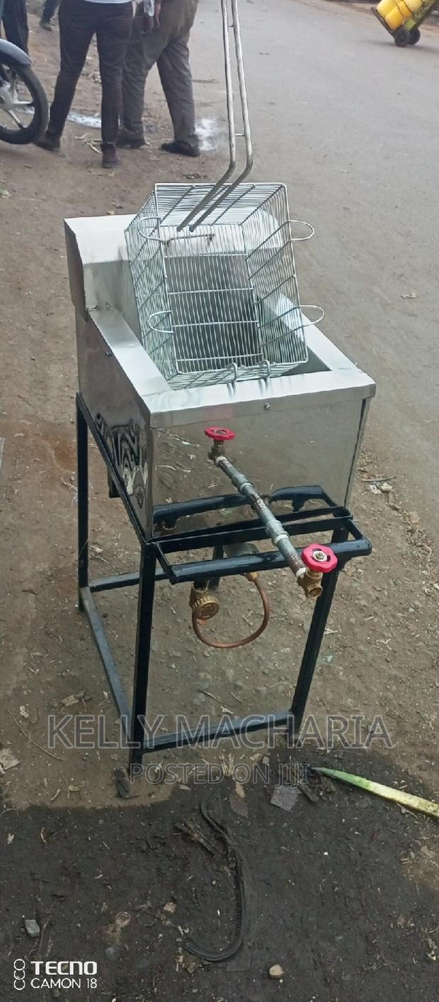 Single Gas Chips Fryers - main view