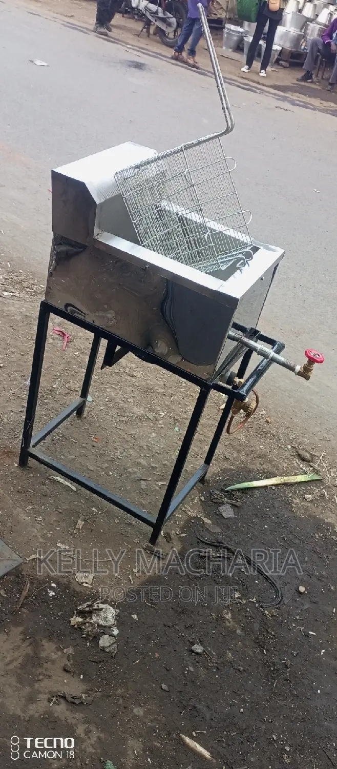 Single Gas Chips Fryers