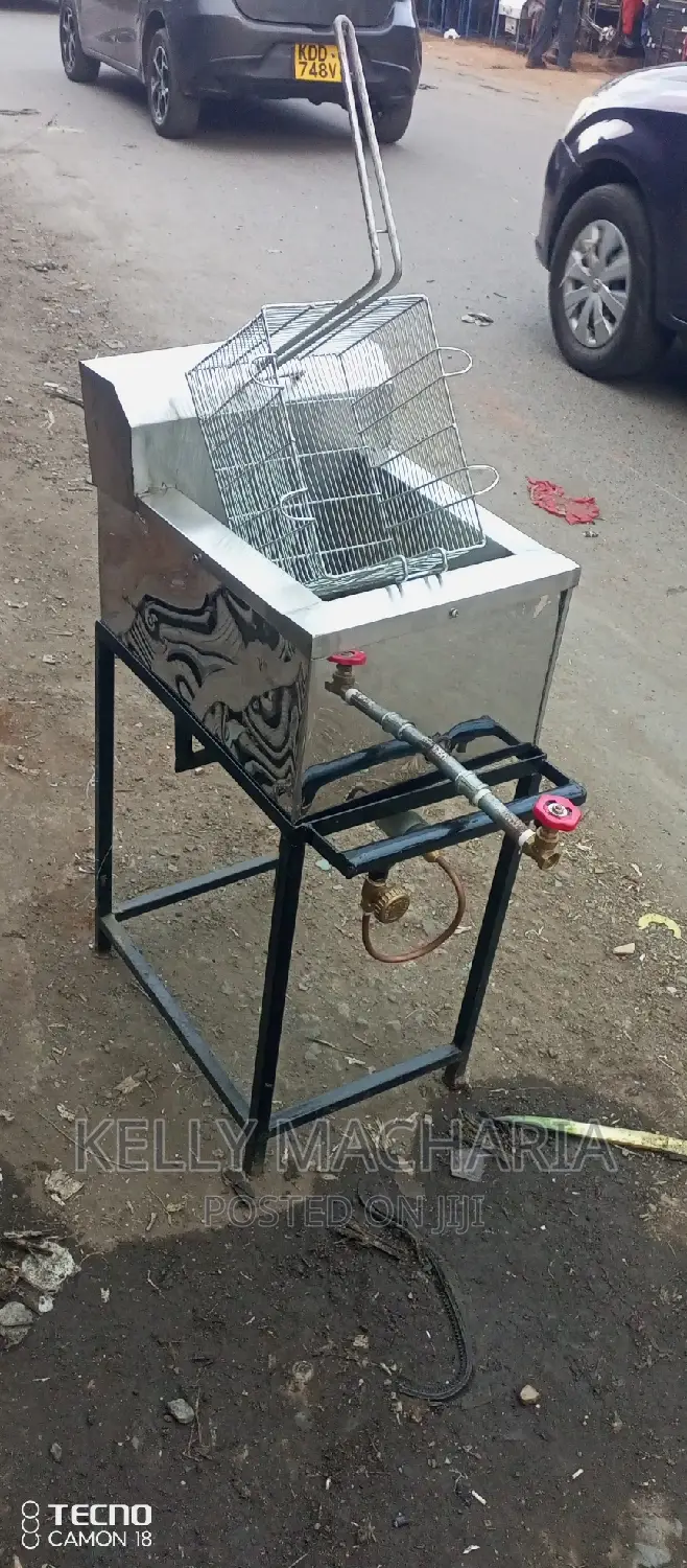 Single Gas Chips Fryers