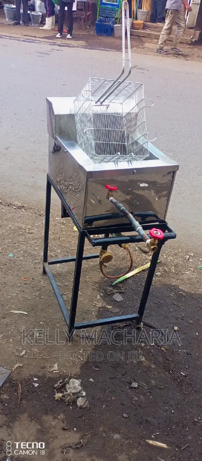 Single Gas Chips Fryers