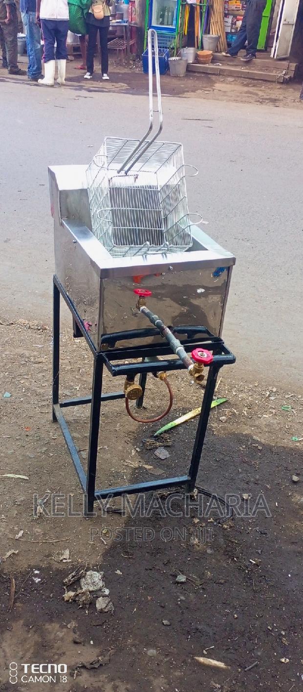 Single Gas Chips Fryers - thumbnail 9