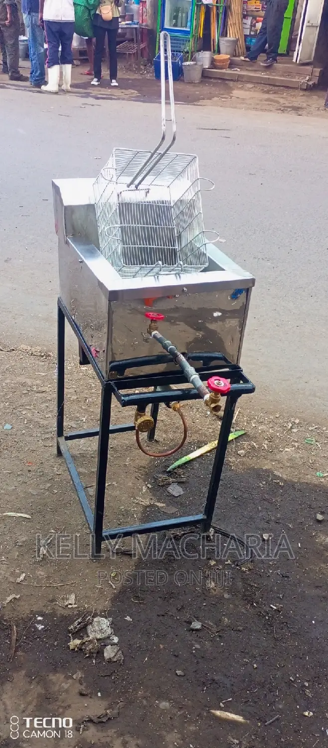 Single Gas Chips Fryers