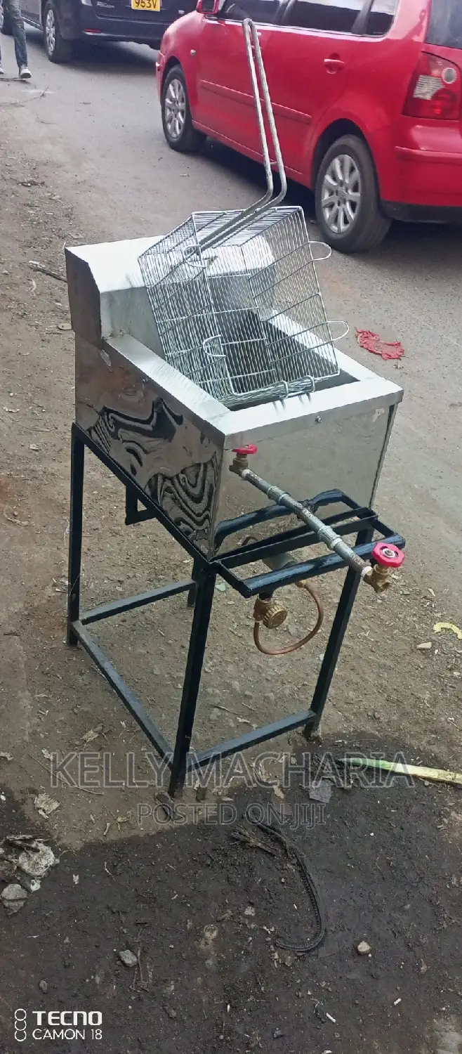 Single Gas Chips Fryers