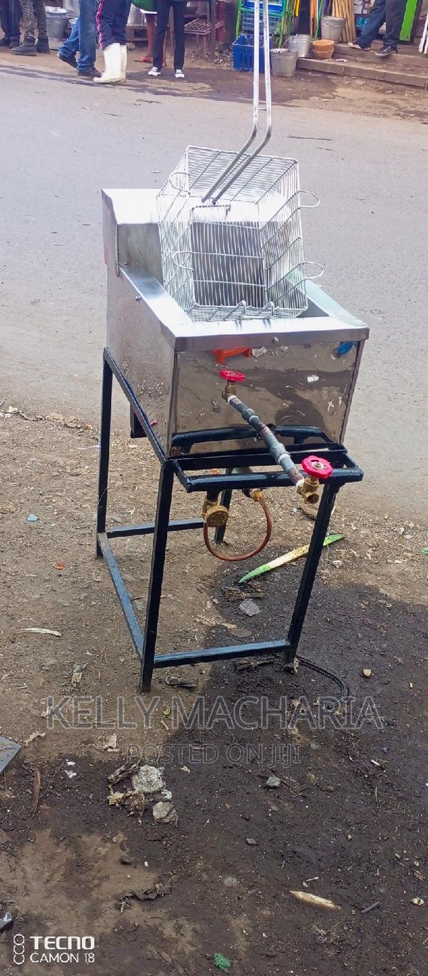 Single Gas Chips Fryers - thumbnail 11