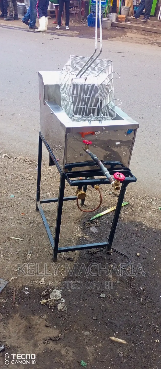 Single Gas Chips Fryers