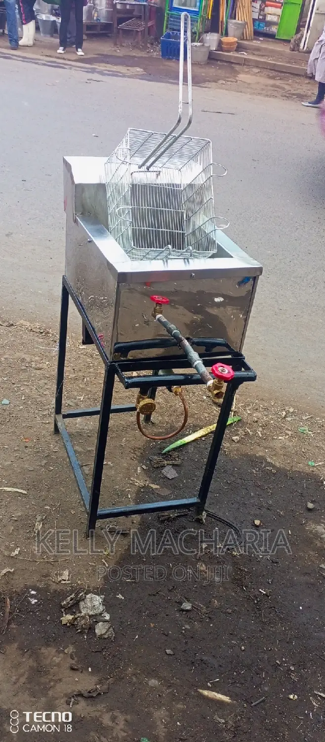 Single Gas Chips Fryers