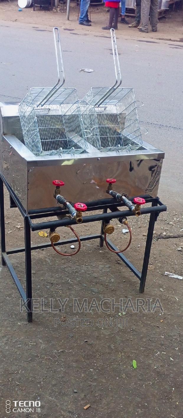 Double Gas Chips Fryers - main view