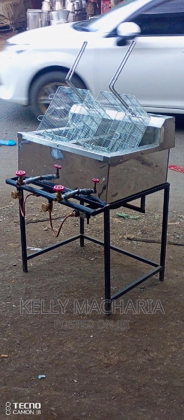 Double Gas Chips Fryers - thumbnail 2