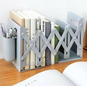 Retractable Bookends With Pen Holder - thumbnail 2