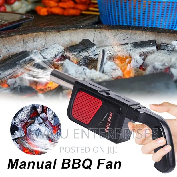 Hand Held Manual BBQ Fan - main view