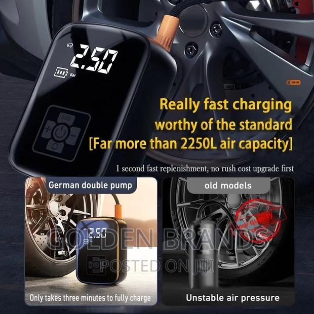 Smart Digital Wireless Car Tire Pressure Pump - thumbnail 4