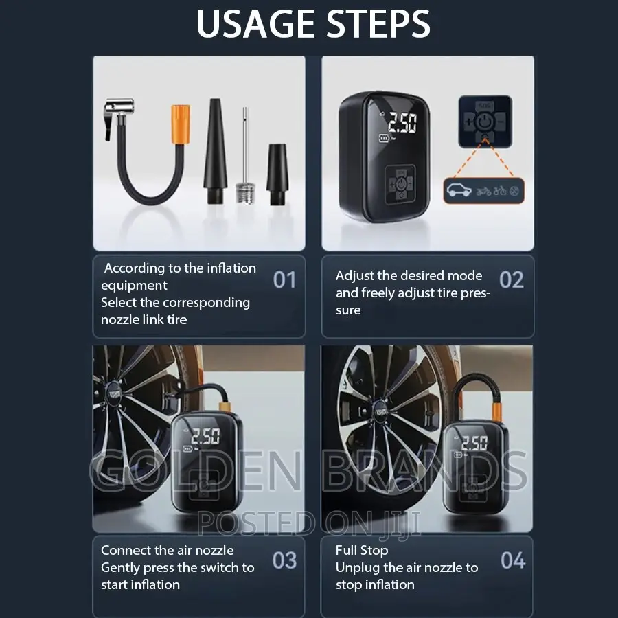 Cars Emergency Digital Tyre Pressure