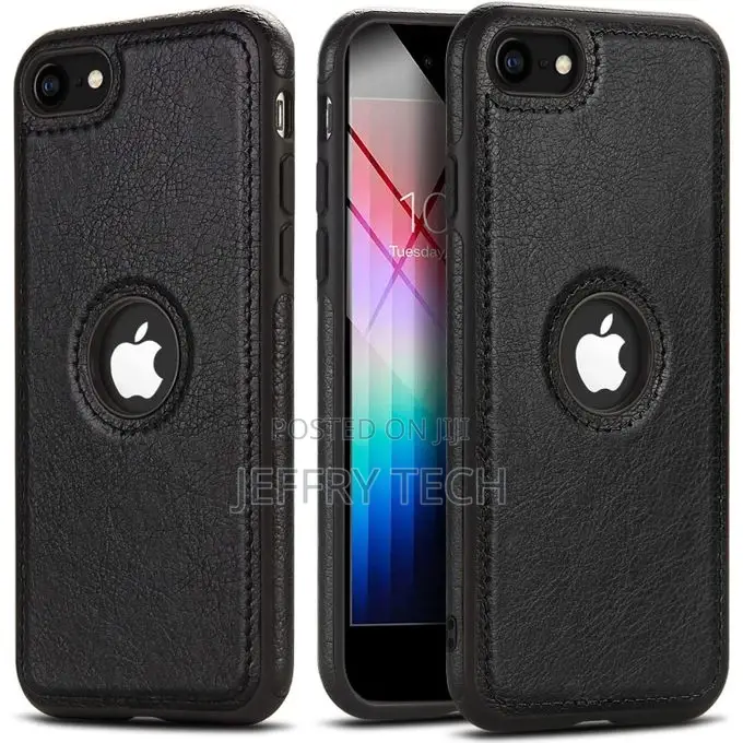 Leather Case Cover for iPhone SE 2022 (Hard Cover]