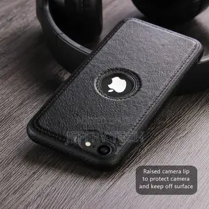 Leather Case Cover for iPhone SE 2022 (Hard Cover]