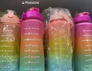 Motivational Water Bottle 3 in 1