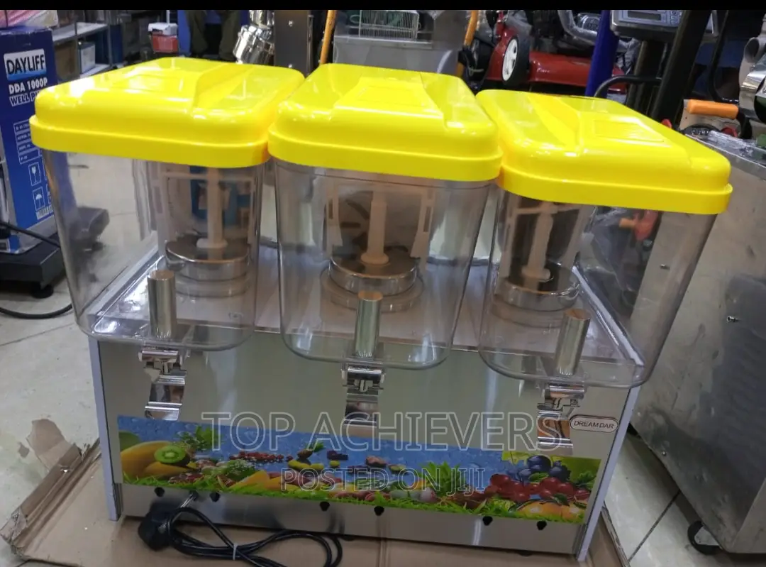 Commercial 3 Slot Juice Dispenser
