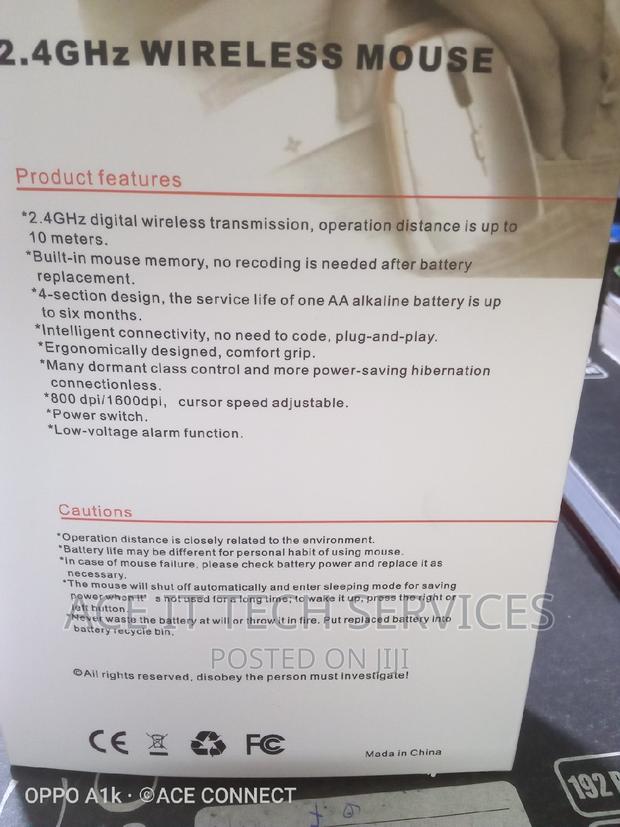 HP Wireless Mouse 2.4ghz - thumbnail 2