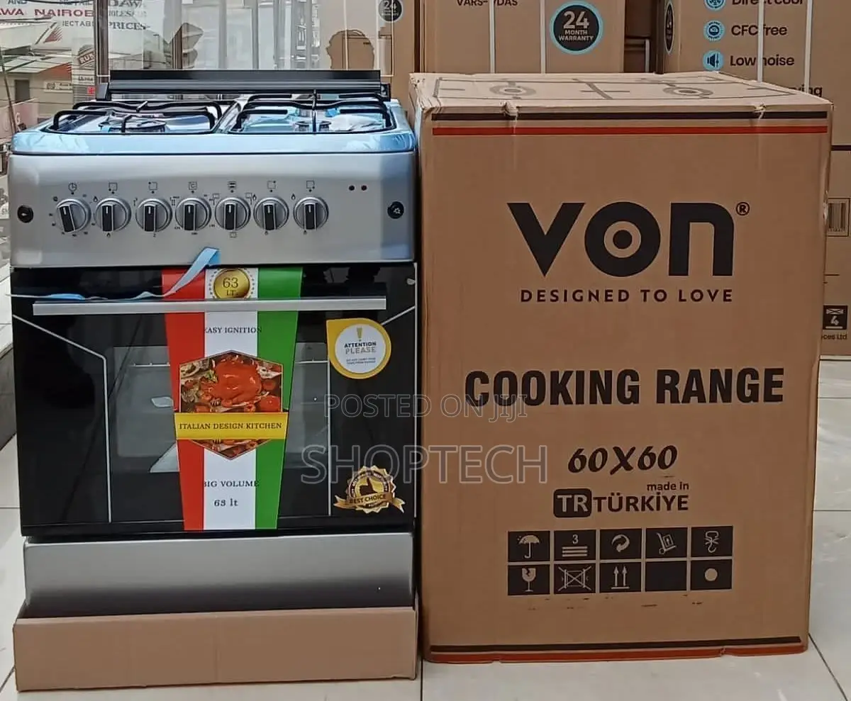 Von 60*60 VAC6F031US 3+1 Standing Cooker