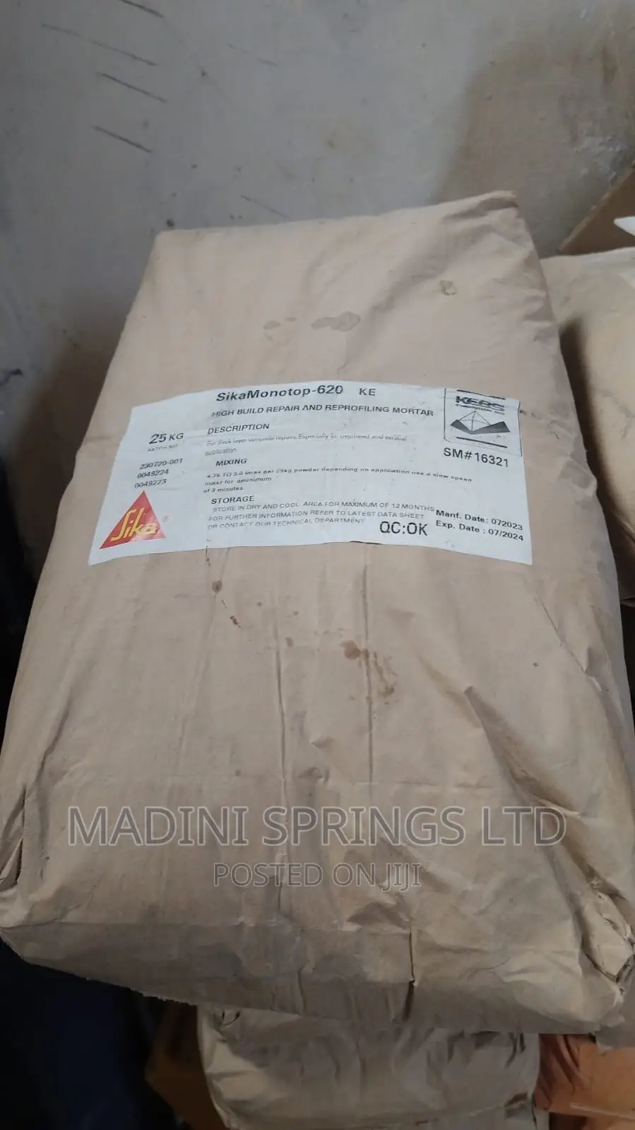 Sika Monotop - 620(A R3 Pore Sealer and Levelling Mortar)