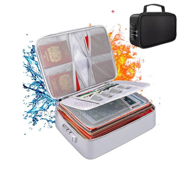 Fireproof Bag for Documents + Small One Waterproof Safe Bag - thumbnail 2
