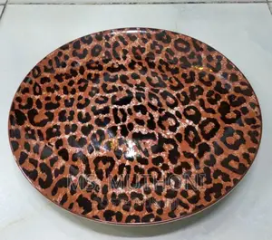  *10.5" Porcelain Decorated Ceramic Dinner Plate
