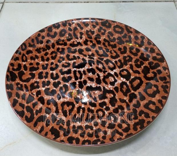 *10.5" Porcelain Decorated Ceramic Dinner Plate - thumbnail 4