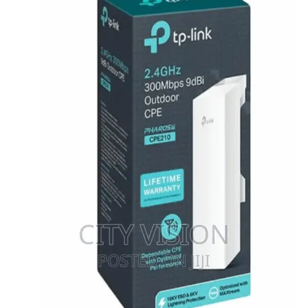 2.4gghz 300mbs 9dbi Outdoor Cpe Tp-Link ~Tl-Cpe210!! Cpe!!