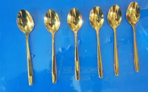 Heavy Gauge Golden Slim Table Spoons/Fork / Tea Spoons Al