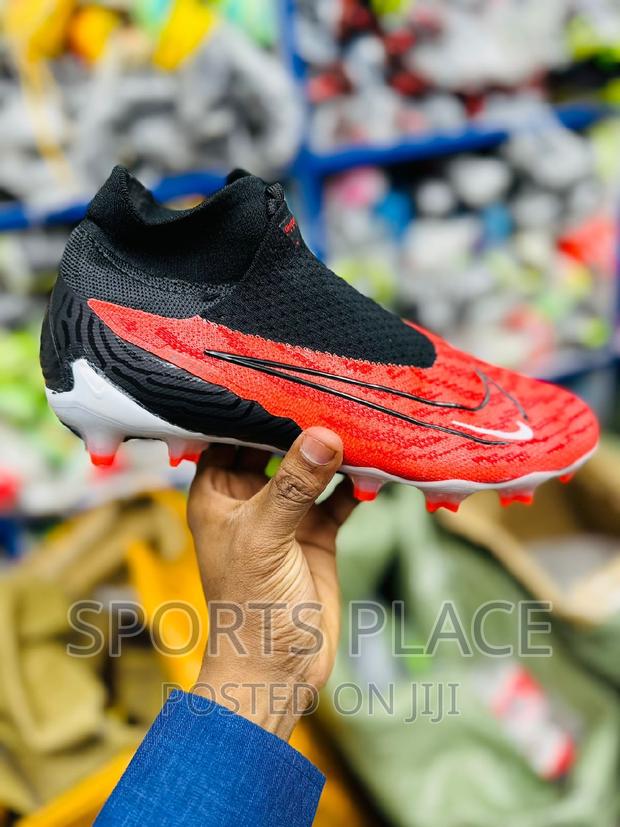 New Phantom GX Red Football Boots - main view