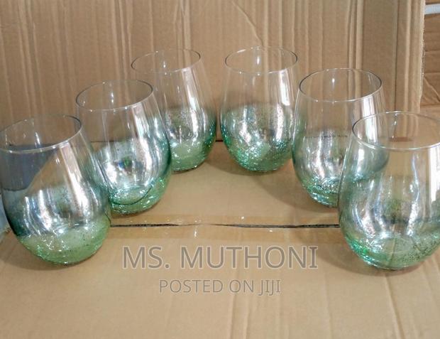 6 Colourful Stemless Wine Glasses - thumbnail 2
