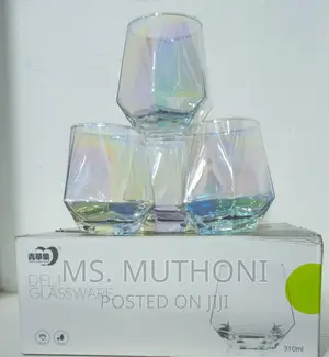 310ml Classic Diamond Whisky Glasses 6pcs