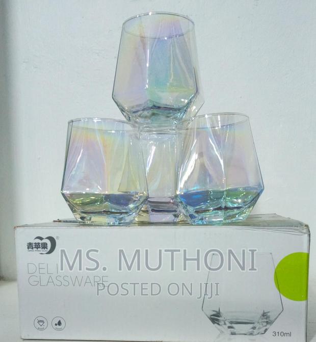 310ml Classic Diamond Whisky Glasses 6pcs - thumbnail 2