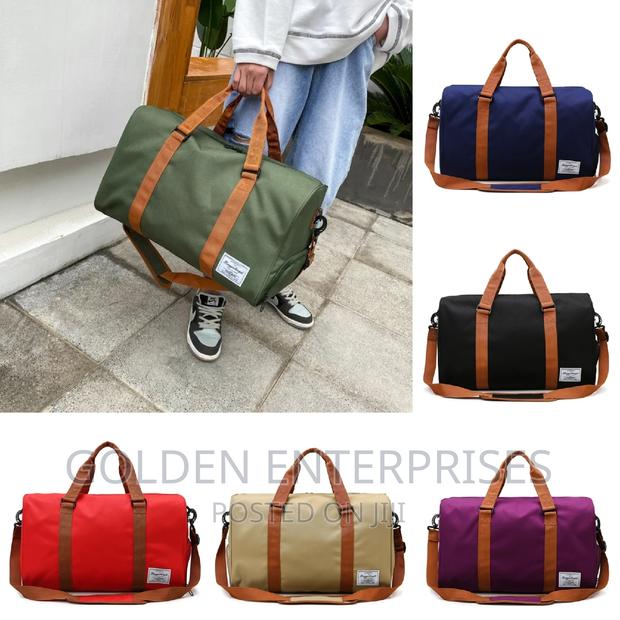 Canvas Large Gym / Travelling Bag With Shoe Compartment - main view