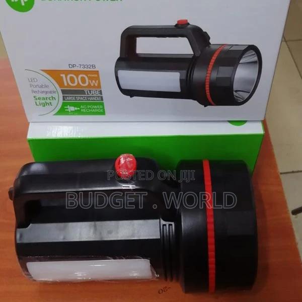 .Affodable 100W Rechargeable Torch Portable Security Torch