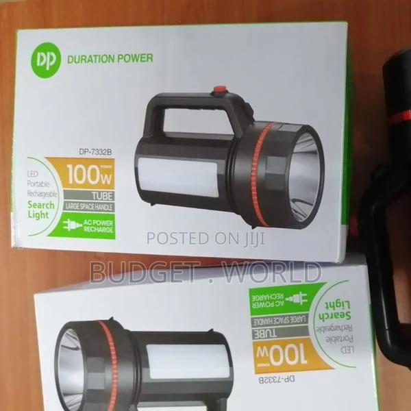 High Power Rechargeable Searchlight TORCH. 100w, 2km Range