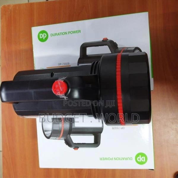 DP 7323B (Rechargeable LED Search Light) Torch Black,
