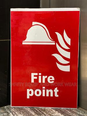 Red Fire Point, Safety Fire Sign - thumbnail 2