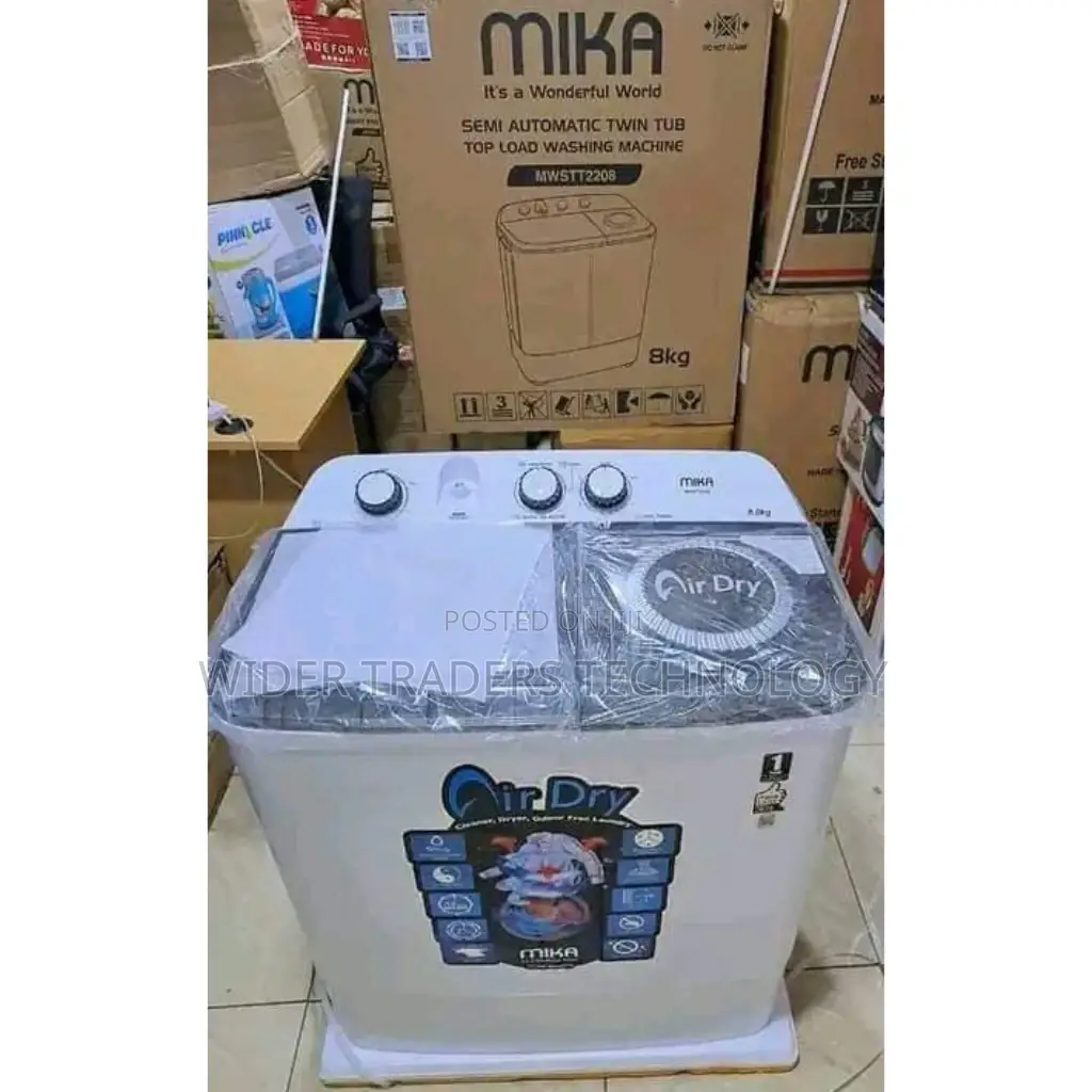 Mika Mwstt2210 10kg Semi Automatic Twin Tub Washing Machine