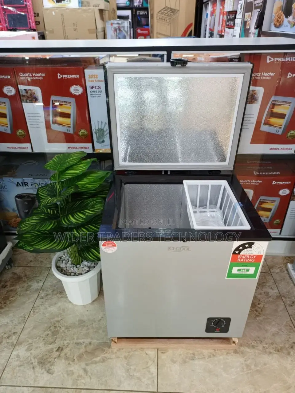 ICECOOL 109L Chest Freezer Portable Refrigerator