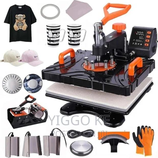 8 in 1 Combo Heat Press Machine - thumbnail 3