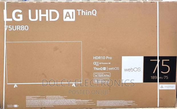 LG LED Ur80 75" Smart Tv, 2023 - thumbnail 2