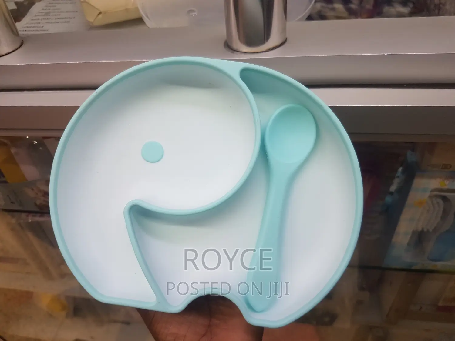 Silicone Suction Elephant Plate - Anti-Skid Bowl