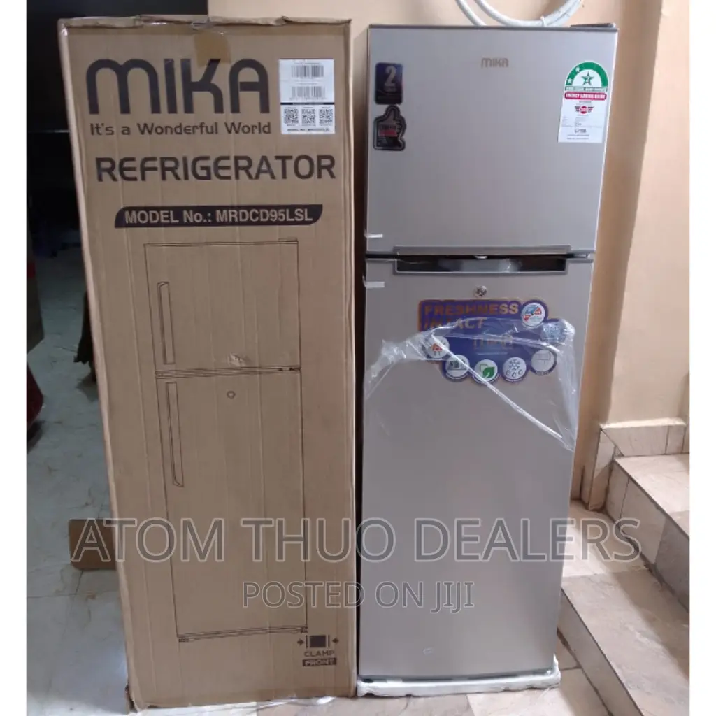 Mika (Silver)168 Litres Double Door Fridge (MRDCD95LSL)
