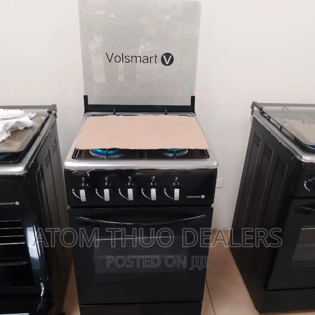 Volmart (Black)50*55 Full Gas Standing Cooker 