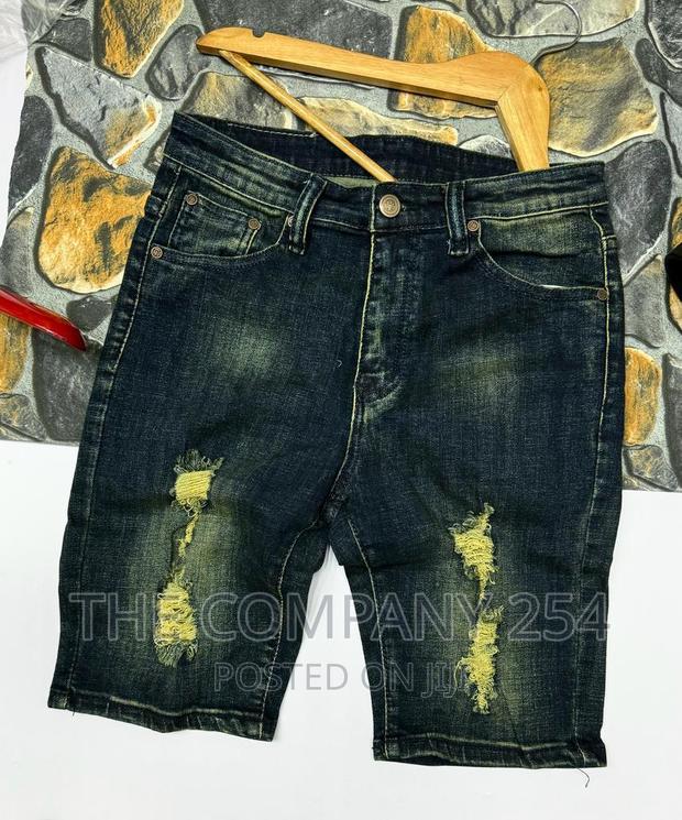Quality Designer Denim Shorts for Men - thumbnail 2