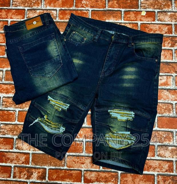 Quality Designer Denim Shorts for Men - thumbnail 4