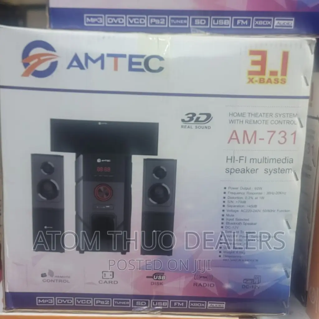 Amtec AM731 3.1CH Subwoofer System 