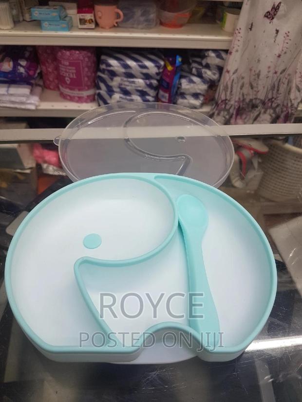 Silicone Suction Elephant Plate - Anti-Skid Bowl